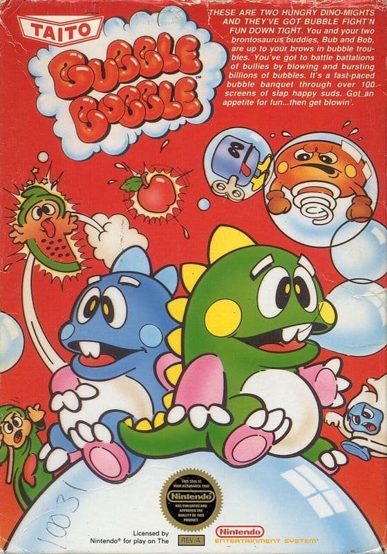 Bubble Bobble  - Nintendo 8-bit - SCN - CiB