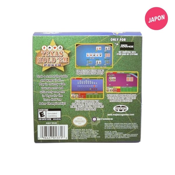 Texas Hold Em Poker (USA / Komplett / Nintendo Game Boy Advance)