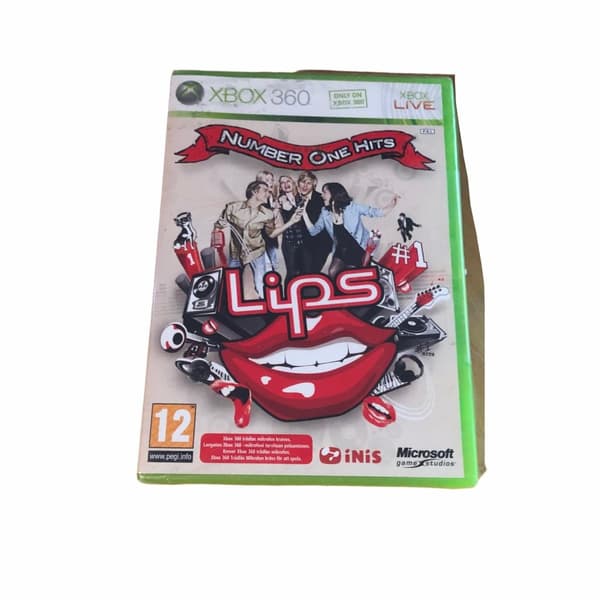 LIPS Number One Hits 40 nya låtar (Svenska versionen Nytt Xbox360)