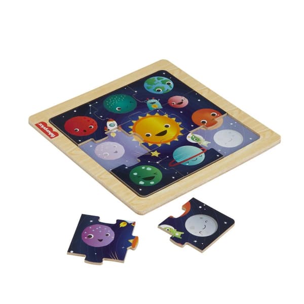 Fisher-price: Wooden Jigsaw Puzzle - Planet (hxv16) (3DS)