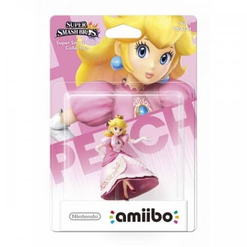 Amiibo Figurine - Peach (No 2) (Super Smash Collection) (Kantstött Box) - Amiibo