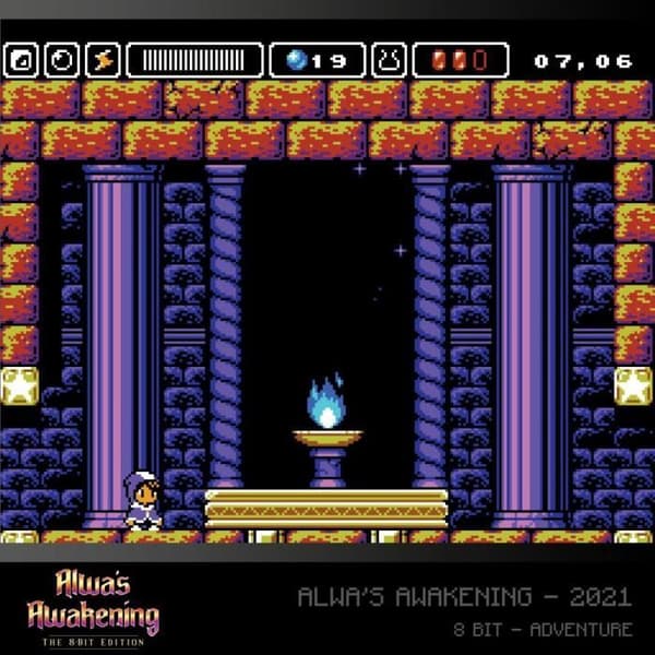 Retrogaming-Blaze Evercade - Alwa's Awakening &amp; Cathedral Dual Cartridge - Cartridge #27