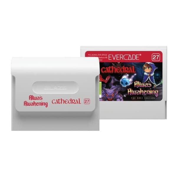 Retrogaming-Blaze Evercade - Alwa's Awakening &amp; Cathedral Dual Cartridge - Cartridge #27