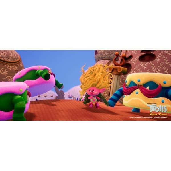 PS4-spel - DreamWorks - Trolls Remix Rescue - Äventyr - Upp till 4 spelare - Boxed
