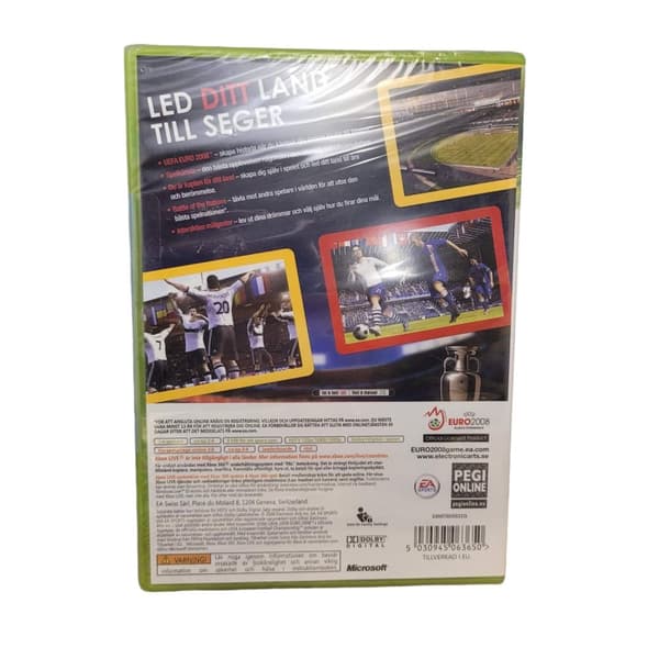 NYTT UEFA EURO 2008 (Svenska utgåvan Inplastat Xbox360)