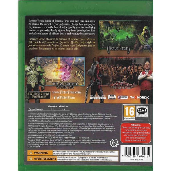 Victor Vran Overkill Edition Xbox One (Brukt)