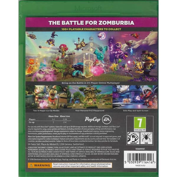Plants vs Zombies GW2 Xbox One (Begagnad)