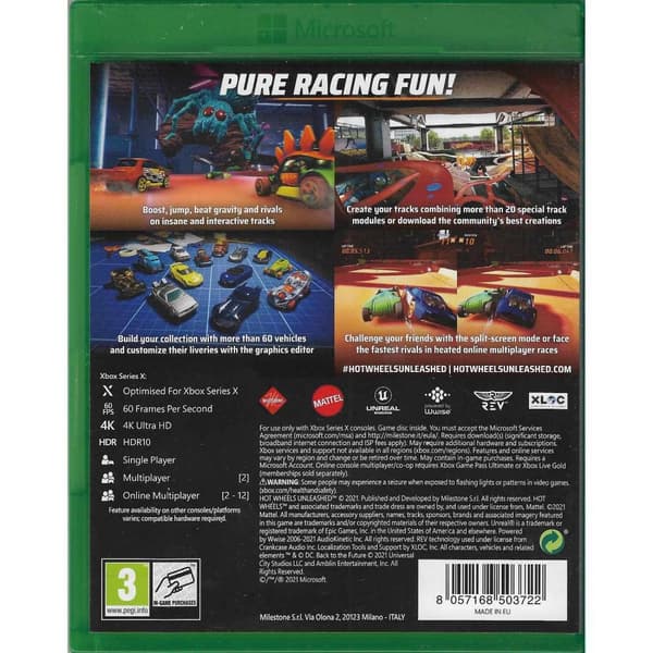 Hot Wheels Unleashed Day One Edition Xbox Series X (Brugt)