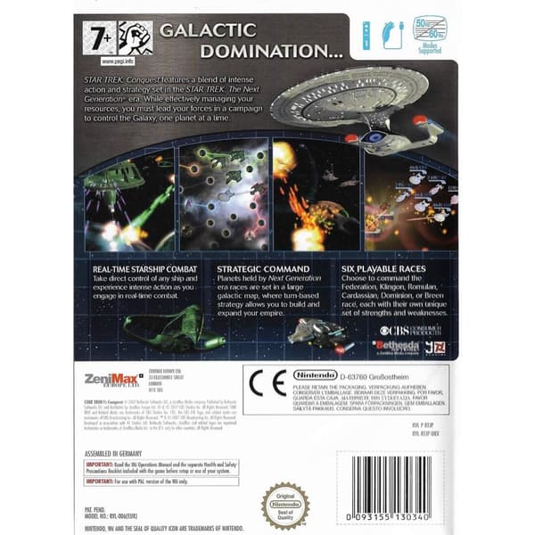 Star Trek Conquest Nintendo Wii (Brukt)