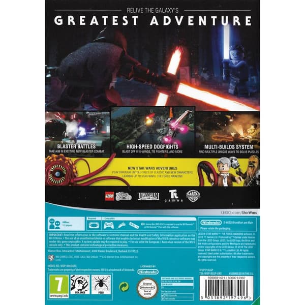 Lego Star Wars The Force Awakens Nintendo Wii U (Brukt)