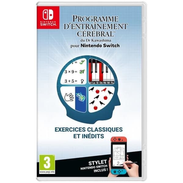 Dr. Kawashimas hjärnträningsprogram • Nintendo Switch-spel- USED