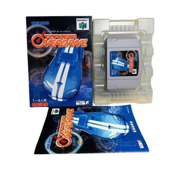 Topgear Overdrive nus-nrcj-jpn (JAP / Nintendo 64 Top Gear Overdrive
