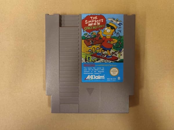 The Simpsons - Nintendo 8-bit / Nes – SCN – Cart only - Nintendo 8-bit / Nes – SCN – Cart only