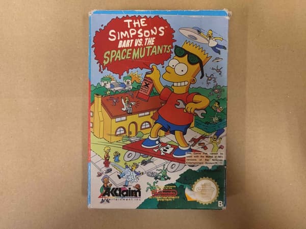 The Simpsons - Nintendo 8-bit / Nes – SCN – Cart only - Nintendo 8-bit / Nes – SCN – Cart only