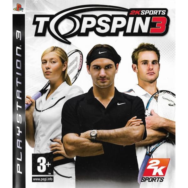 Top Spin 3 Playstation 3 PS3 (Brugt)