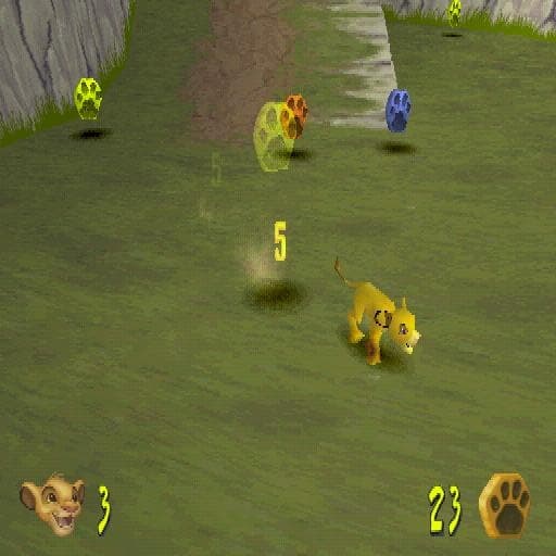 The Lion King Simbas Mighty Adventure Playstation 1 PS1 Swedish (Begagnad)