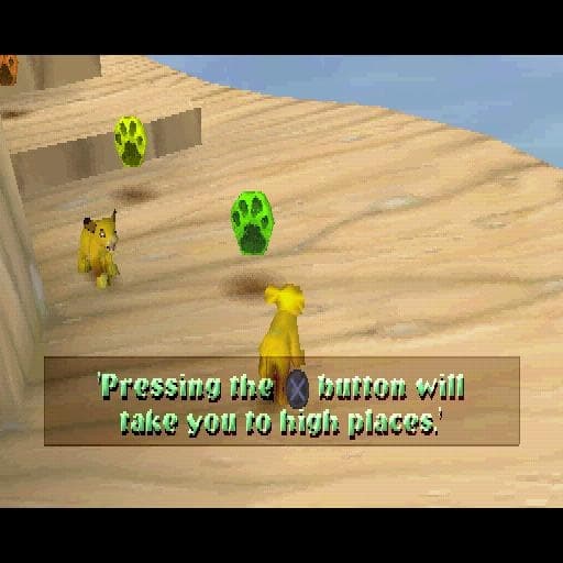 The Lion King Simbas Mighty Adventure Playstation 1 PS1 Swedish (Begagnad)