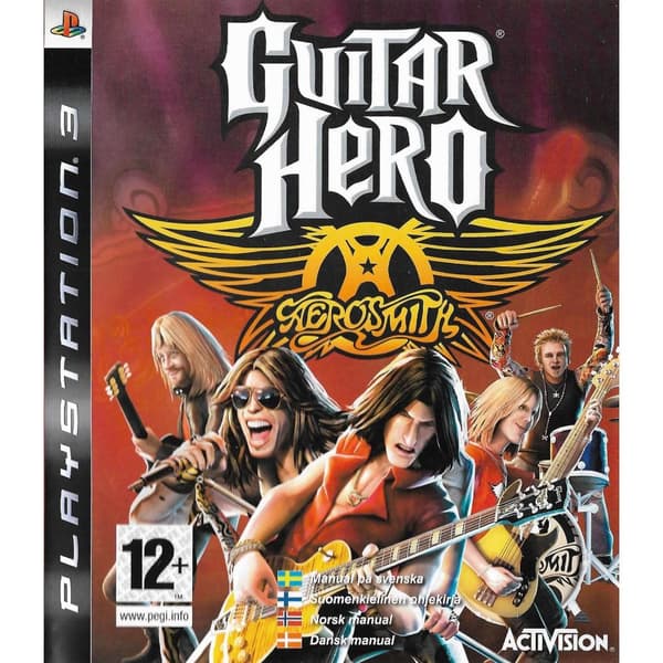 Guitar Hero Aerosmith Playstation 3 PS3 Nordic (Brugt)
