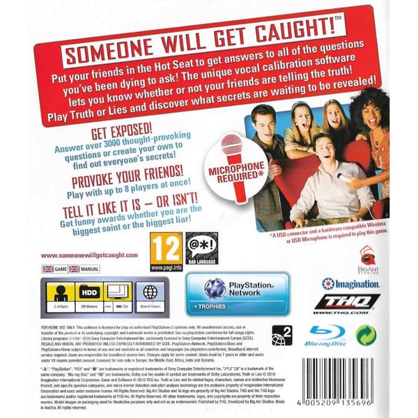 Truth or Lies Playstation 3 PS3 (Begagnad)