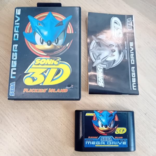 Sonic 3D Flickies Island Sega Mega Drive (Used)