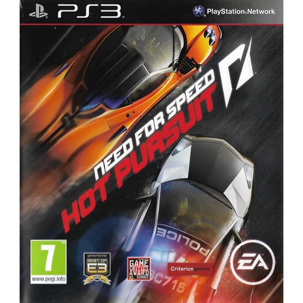 Need for Speed Hot Pursuit Playstation 3 PS3 Nordic (Brugt)