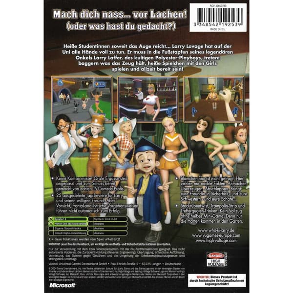 Leisure Suit Larry Magna Cum Laude Xbox German (Brukt)