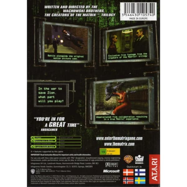 Enter the Matrix Xbox (Begagnad)