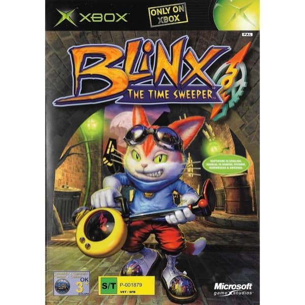 Blinx The Time Sweeper Xbox Nordic (Brukt)