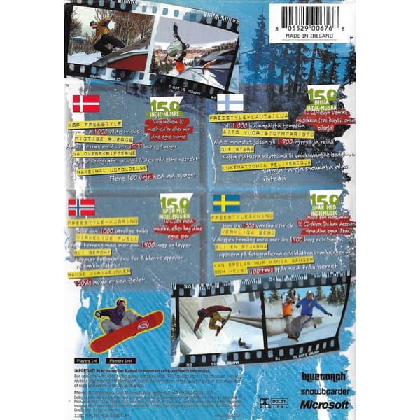 Amped Freestyle Snowboarding Xbox Nordic (Brugt)
