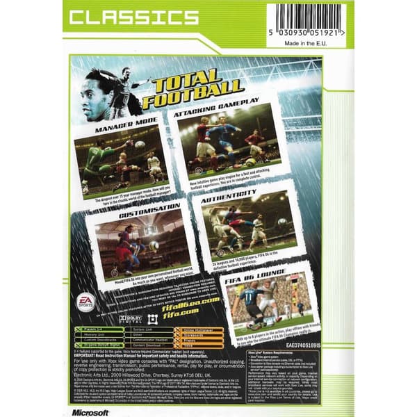 FIFA 06 Xbox Classics (Brugt)