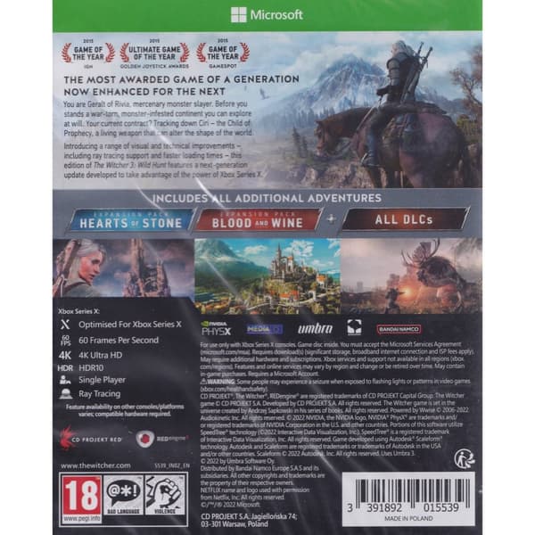 The Witcher 3 Wild Hunt Complete Edition Xbox Series X
