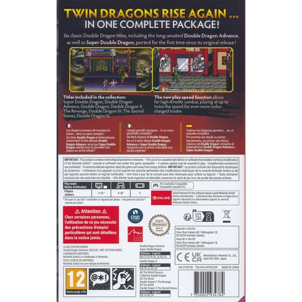 Double Dragon Collection Nintendo Switch