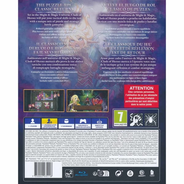 Might & Magic Clash of Heroes Definitive Edition Playstation 4 PS4