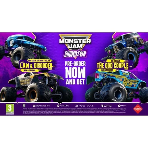 Monster Jam Showdown - PS5-spel - Day One Edition