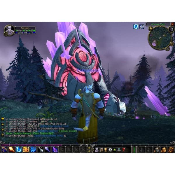 World of Warcraft The Burning Crusade Expansion Set PC CD (Brukt)