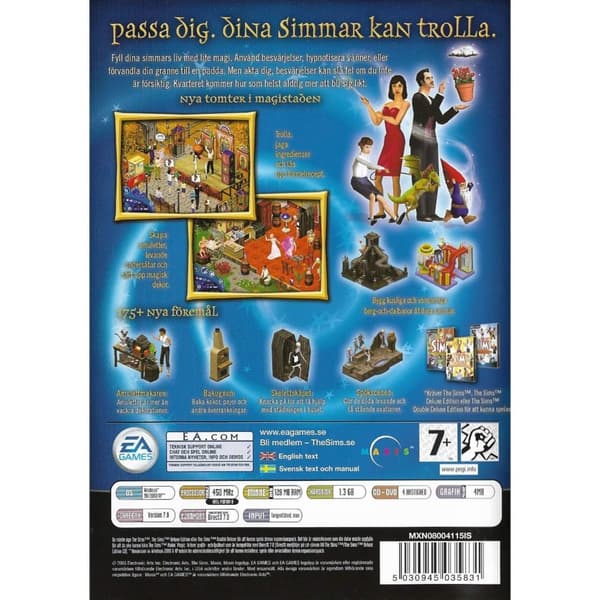 The Sims Makin Magic Expansion Pack PC CD Swedish (Brukt)