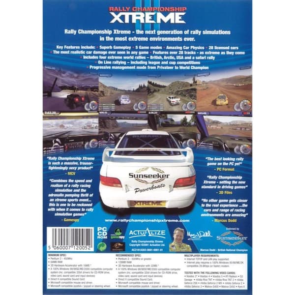 Rally Championship Xtreme PC CD (Begagnad)