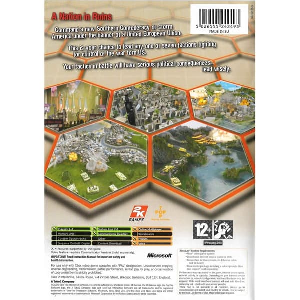 Shattered Union Xbox (Begagnad)