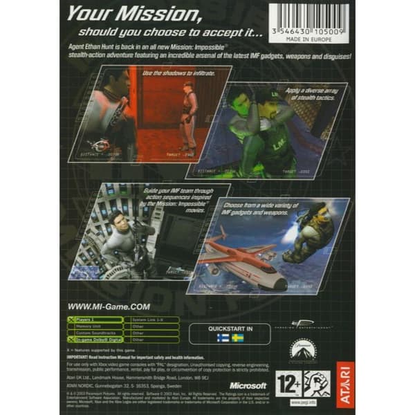 Mission Impossible Operation Surma Xbox (Brugt)