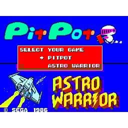 Astro Warrior / Pit Pot Sega Master System (Brugt)