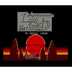 Lord of the Sword Sega Master System (Käytetty)