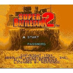 Super Battletank 2 Super Nintendo SNES UKV (Brukt)