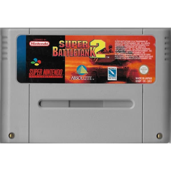 Super Battletank 2 Super Nintendo SNES UKV (Brukt)