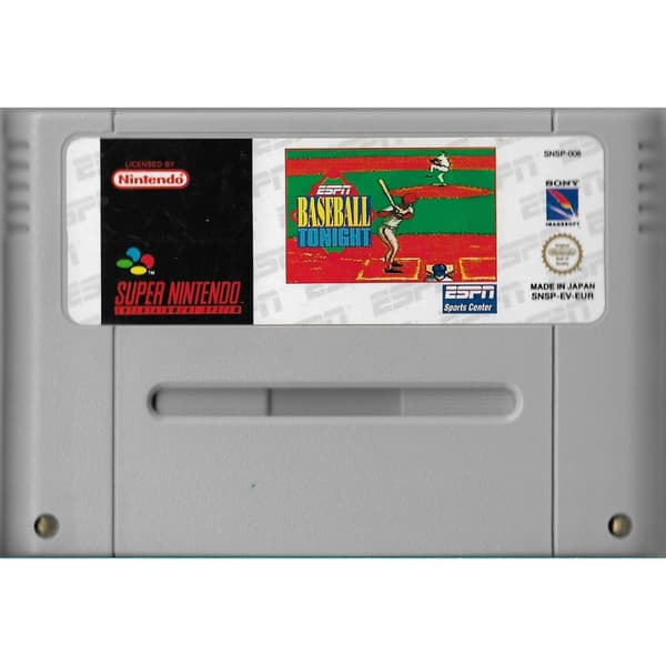 Baseball Tonight Super Nintendo SNES EUR (Brukt)