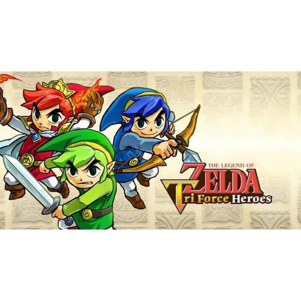 TV-spel - Nintendo - The Legend of Zelda: Tri Force Heroes - Action - Äventyr - 3DS- USED