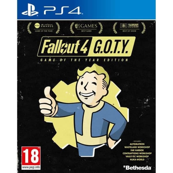 Rollspel - Bethesda Softworks - Fallout 4 GOTY - Action - Survival Mode - PS4- USED