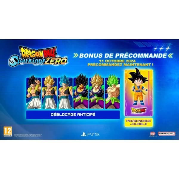 Dragon Ball gnistrande! Zero - PS5-spel