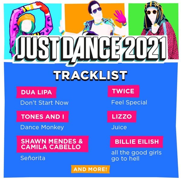 Dansspel - Ubisoft - JUST DANCE 2021 - PS5 - Flera spelare upp till 6 - PEGI 3+