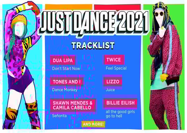 Dansspel - Ubisoft - JUST DANCE 2021 - PS5 - Flera spelare upp till 6 - PEGI 3+