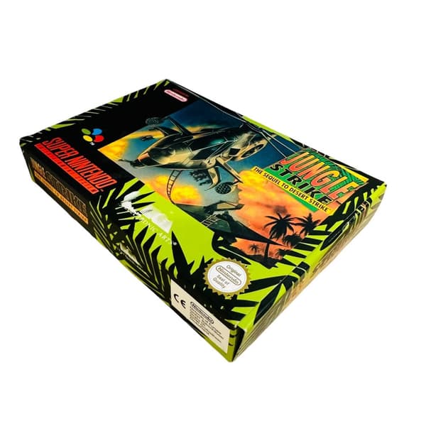 Jungle Strike the sequel to Desert Strike (EUR / CB SNES)